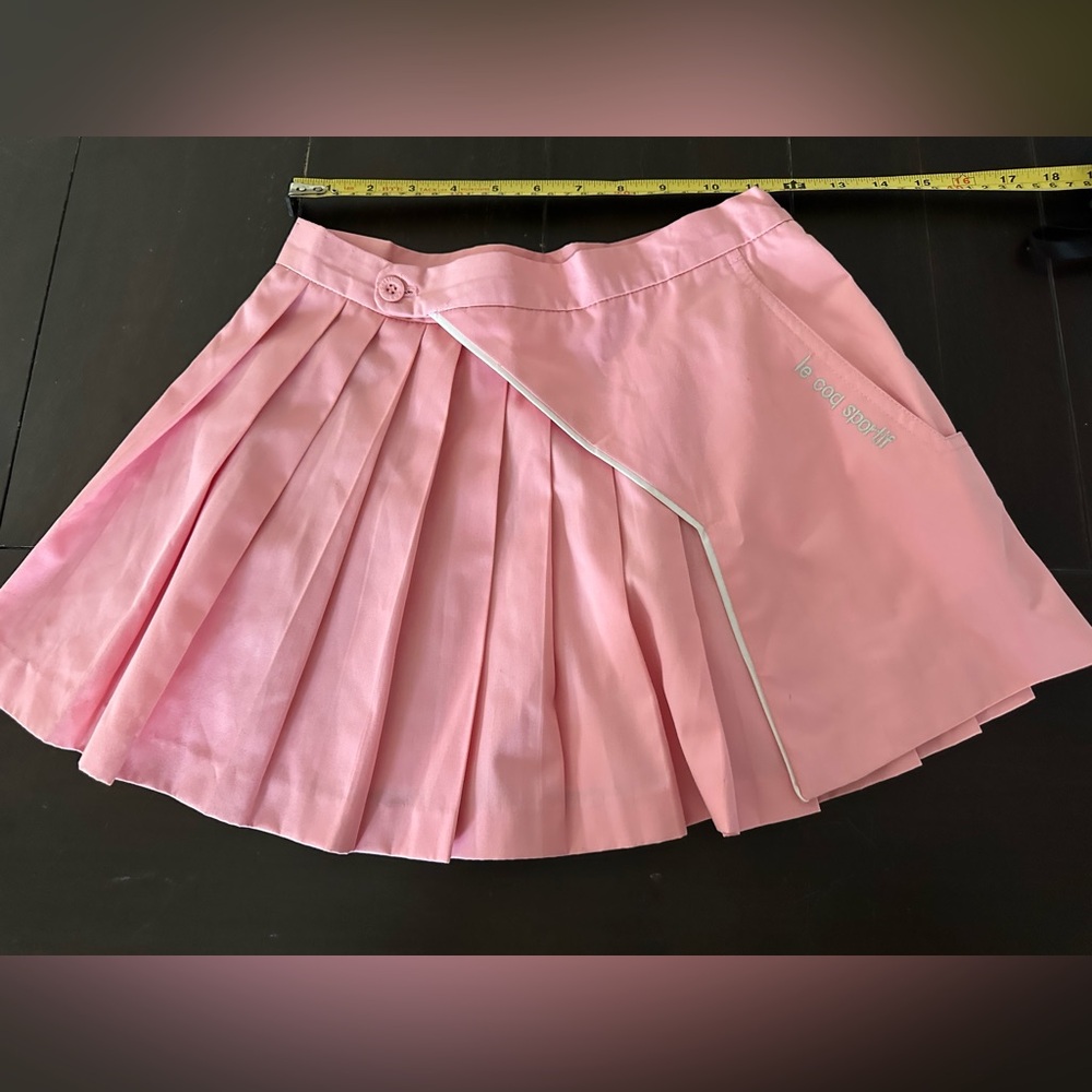 Le Coq Sportif Vintage Pleated Tennis Skirt 🎾 6